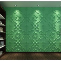 Interior & Exterior Pvc 3d Wall Panel 50x50cm For Decorative